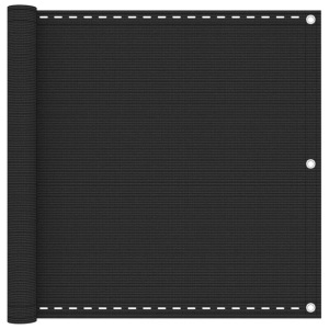 vidaXL, vidaXL Balkon-Sichtschutz Anthrazit 90x500 cm HDPE, vidaXL Balkon-Sichtschutz Anthrazit 90x500 cm HDPE