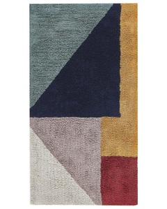 Beliani, Teppich aus Baumwolle Modern JALGAON Teppich aus Baumwolle Modern JALGAON, 