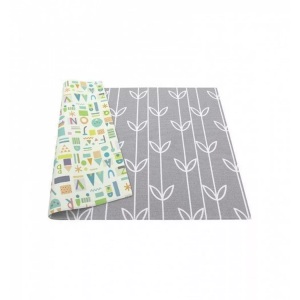 Baby Care, BABY CARE Spielmatte medium Sea Petals Grey 140x140 cm, BabyCare Spielmatte »Sea Petals Grey, 140 x 140 cm«