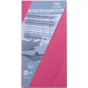 Artoz, ARTOZ Karten 1001 310x155mm 107452264 220g. fuchsia 5 Blatt, ARTOZ Karten 1001 310x155mm 107452264 220g. fuchsia 5 Blatt
