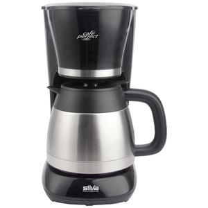 SILVA HOMELINE, Silva Homeline KA-T 4505 sw Kaffeemaschine Schwarz, Inox Fassungsvermögen Tassen=10 Isolierkanne, 