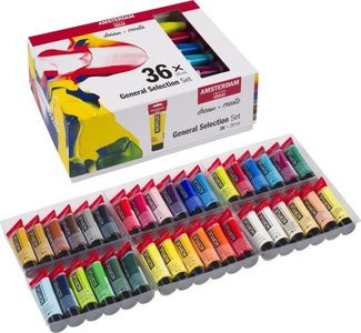 Amsterdam, Amsterdam Acrylfarbe Standard Serie, AMSTERDAM  Acrylfarbe »Standard Serie Set 36 x 20 ml«