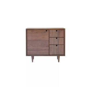 Tikamoon, Waschtischunterschrank aus massivem Nussbaum 95 cm Jonàk Waschtischunterschrank aus massivem Nussbaum 95 cm Jonàk, Tikamoon - Waschtischunterschrank aus massivem Nussbaum 95 cm Jonàk, One Size, Braun Medium