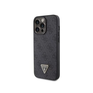 Guess, Guess - Hülle iPhone 15 Pro Triangle Diamond 4G, Schwarz, Guess - Hülle iPhone 15 Pro Triangle Diamond 4G, Schwarz