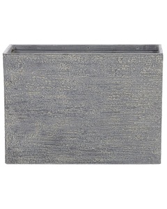 Beliani, Grosser Blumentopf aus Steingemisch Modern EDESSA Grosser Blumentopf aus Steingemisch Modern EDESSA, 