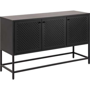 Micasa, Sideboard JAXTON, AC Design Kommode »Newcastle 125 x 40 x 75 cm, Schwarz«