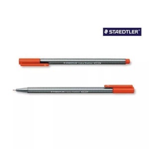 Staedtler, Staedtler Fineliner Triplus 334 0.3 mm, Staedtler triplus 334, Fineliner, 0,3mm, rot, 334-2