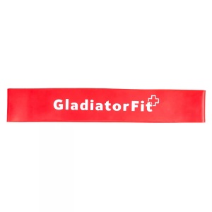 Gladiatorfit, GladiatorFit Mini Widerstandsband 'Loops' aus Latex : Rot Fitnessband, GladiatorFit - Mini Band 