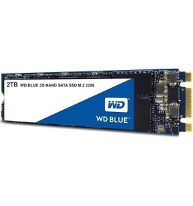 Western Digital, Western Digital Blue 3D Nand Solid State Drive (2000 GB, Schwarz), 