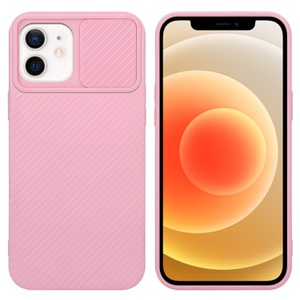 Cadorabo, Hülle für Apple iPhone 12 mit Kameraschutz, Cadorabo - Hülle für Apple iPhone 12 mit Kameraschutz, Rosa