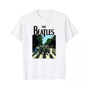 The Beatles, Tshirt Logo Mädchen Weiss 92, The Beatles - TShirt Logo, 92, Weiss