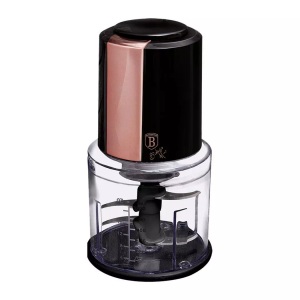 Berlinger Haus, Berlinger Haus - Elektrischer Zerkleinerer Black Rose Collection - Schwarz und Silber, Berlinger, Unsere Neuheiten, Berlinger Haus mini Zerkleinerer 0.6L Black Rose Collection, Produkte & Wohnen