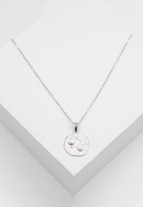 MUAU Schmuck, Anhänger Sternzeichen Waage Weissgold 750, 16x22mm Damen  ONE SIZE