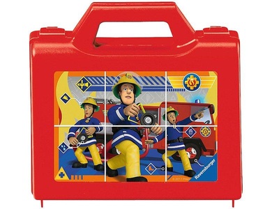 Ravensburger, RAVENSBURGER Würfel-Puzzle Sam, der tapfere Feuerwehrmann 6-tlg., 