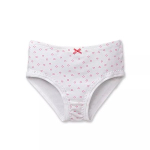 Schiesser, Hüftslip weiß mit rosafarbenen Tupfen - Original Classics 116, Hüftslip weiß mit rosafarbenen Tupfen - Original Classics 116