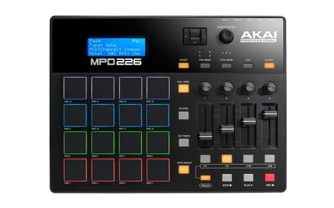 AKAI, Akai Mpd226 - USB Midi Pad Controller (Schwarz), Akai Controller MPD226