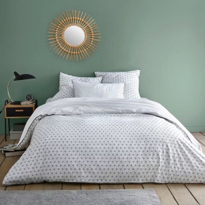 LA REDOUTE INTERIEURS, Bettbezug Nordic aus Baumwolle Bettbezug Nordic aus Baumwolle