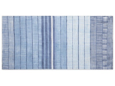 Beliani, Beliani Teppich hellblau 80 x 150 cm Kurzflor YARDERE, Beliani - Teppich aus Viskose Skandinavisch YARDERE, 150 cm, Hellblau