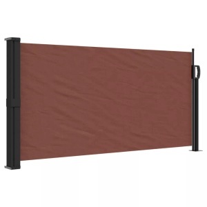 vidaXL, vidaXL Seitenmarkise Ausziehbar Braun 100x300 cm