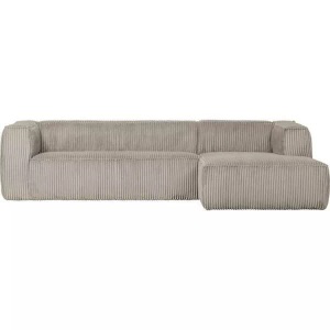 mutoni living, Ecksofa Bean rechts Ribcord grob Natural, Ecksofa Bean rechts Ribcord grob Natural 305x175