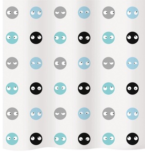 Diaqua, diaqua Duschvorhang Emo, Diaqua - Duschvorhang Textil Emo, 180X240CM, Multicolor