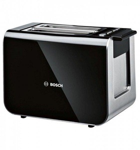 Bosch, Bosch Styline - Toaster (Schwarz/Edelstahl), Bosch Kompakt Toaster, Styline, Schwarz, TAT8613