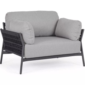 mutoni lifestyle, Gartensessel Pardis anthrazit-grau, Gartensessel Pardis anthrazit-grau