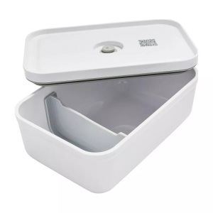 Zwilling, Zwilling - Lunchbox - Weiss, Vakuum Lunchbox, L, Kunststoff, 21.7x14.6x9.1cm - 1.6L