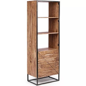 mutoni lifestyle, Bücherschrank Regal 1 Türe Egon, Bücherschrank Regal 1 Türe Egon