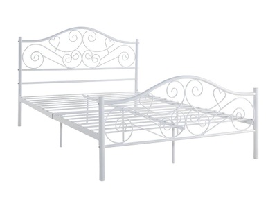 Vente-unique, Metallbett mit Lattenrost 0 LEYNA Metallbett mit Lattenrost 0 LEYNA, 