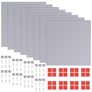 Diverse Hardware, Rahmenlose Spiegelfliesen Glas 16 Stk. 20,5 cm, vidaXL Rahmenlose Spiegelfliesen Glas 16 Stk. 20,5 cm