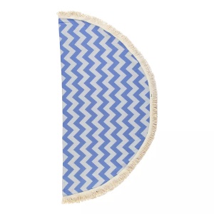 L'Anse, L'Anse - Badetuch Zig Zag, One Size, Königsblau