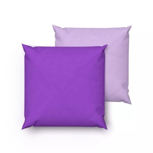 Lotus Bettwaren, Lotus Bettwäsche Bambus Doubleface Lotus Bettwäsche Bambus Doubleface, Lotus Bettwaren - Bettwäsche Bambus Doubleface, 65x65cm, Flieder