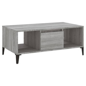 vidaXL, vidaXL Couchtisch Grau Sonoma 90x50x36,5 cm Holzwerkstoff, vidaXL Couchtisch Grau Sonoma 90x50x36,5 cm Holzwerkstoff