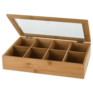 Excellent Houseware, Teebox bambus Teebox bambus, Excellent Houseware - Teedose, 20x32cm, Braun