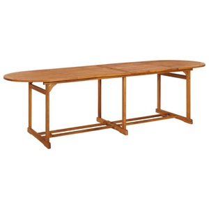 vidaXL, vidaXL Garten-Esstisch 280x90x75 cm Massivholz Akazie, vidaXL Garten-Esstisch 280x90x75 cm Massivholz Akazie