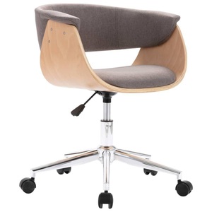 Diverse Hardware, Esszimmerstuhl Drehbar Taupe Bugholz und Stoff, vidaXL Esszimmerstuhl Drehbar Taupe Bugholz und Stoff