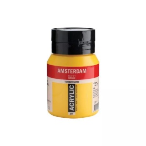 Amsterdam, Amsterdam Acrylfarbe Standard, Talens Acrylfarbe Amsterdam, azogelb mittel, 17722692, (500ml)
