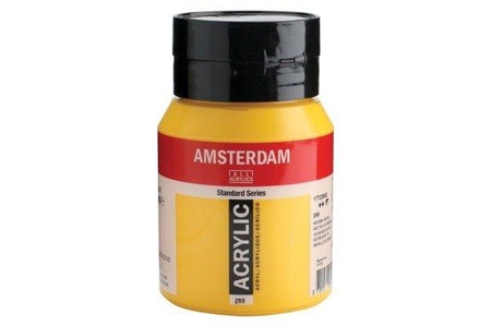 Amsterdam, Amsterdam Acrylfarbe Standard, Talens Acrylfarbe Amsterdam, azogelb mittel, 17722692, (500ml)