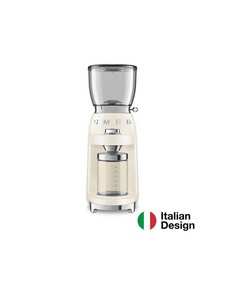 SMEG, SMEG 50's Retro Style Kaffeemühle crème, smeg - Kessel Creme Serie 50 Jahre, Weiss