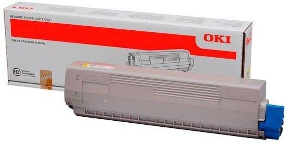 OKI, Toner 44844505 gelb, Oki Toner, blau, 44844507, (10'000 Seiten)