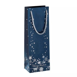 Sigel, Sigel Geschenktasche Silver Snowflakes, SIGEL Geschenktasche Silver GT112 Snowflakes,125x360x85mm 3 Stk.