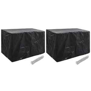 vidaXL, vidaXL Gartenmöbel-Abdeckungen 2 Stk. 8 Ösen 140x70x90 cm, vidaXL Gartenmöbel-Abdeckungen 2 Stk. 8 Ösen 140x70x90 cm