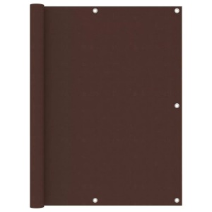 vidaXL, vidaXL Balkon-Sichtschutz Braun 120x300 cm Oxford-Gewebe, vidaXL Balkon-Sichtschutz Braun 120x300 cm Oxford-Gewebe