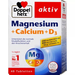 Queisser Pharma GmbH & Co. KG, Queisser Pharma GmbH & Co. KG Doppelherz® Magnesium + Calcium + D3 Tabletten, Doppelherz® Magnesium + Calcium + D3 Tabletten