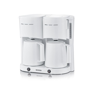 Severin, Severin KA 9314 Kaffeemaschine Weiß Fassungsvermögen Tassen=16 Isolierkanne, SEVERIN, Filterkaffeemaschine, Severin KA9314 Filterkaffeemaschine, Produkte & Wohnen