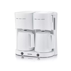 Severin, Severin KA 9314 Kaffeemaschine Weiß Fassungsvermögen Tassen=16 Isolierkanne, SEVERIN, Filterkaffeemaschine, Severin KA9314 Filterkaffeemaschine, Produkte & Wohnen