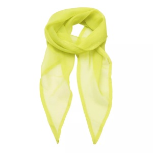 Premier, Chiffon Halstuch Damen Limone ONE SIZE, PREMIER - Chiffon Halstuch, für Damen, Limone, One Size