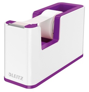 Leitz, LEITZ Klebebandabroller WOW 5364-10-62 weiss/violett, Leitz Klebebandabroller, WOW, weiss/violett, 5364-10-62