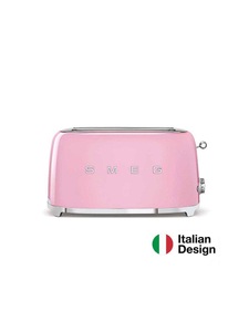 SMEG, SMEG 50's Retro Style Langschlitztoaster 2 Scheiben pink, SMEG 50's Retro Style Langschlitztoaster 2 Scheiben pink
